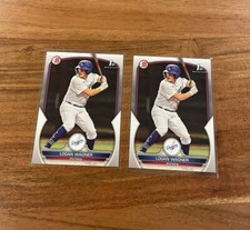 Logan Wagner Lot x2 2023 1st Bowman Prospects Paper Rookie NRMT+ Dodgers
