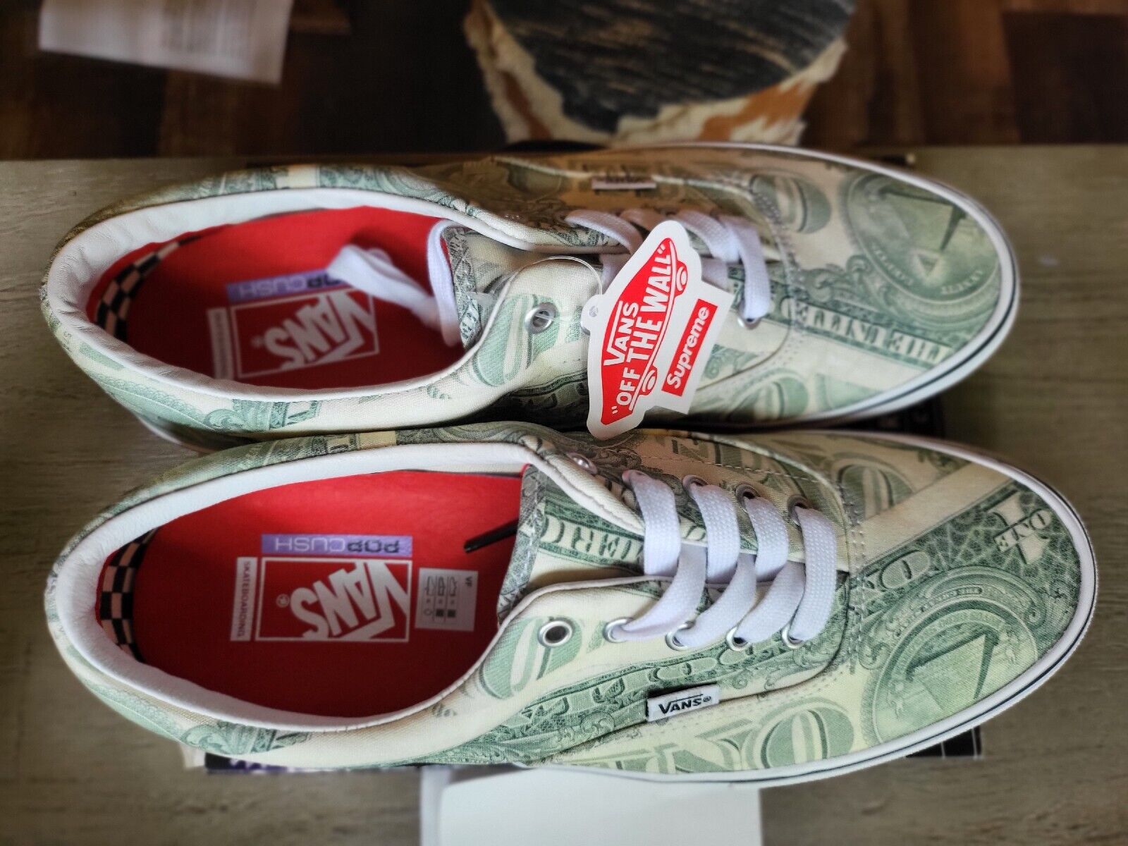 🔥SOLD OUT🔥Supreme x Vans 💶Dollar Era|SS23|SZ 12|Green|IN HAND|SHIPS FAST