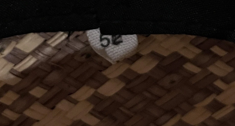 Gorra Plana Hiedra Natural Niños Adolescentes Adultos Panamá Sombrero de Paja Ecuador - Talla 52 Foto 4 de 4