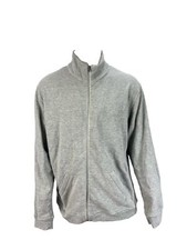 STEVEN ALAN Men's Gray Funnel Neck Long Sleeve Sweatshirt Sz XL NWT