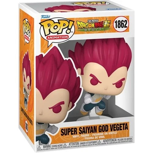 Funko Pop! Dragon Ball Super: Broly - Super Saiyan God Vegeta #1862 w/Protector