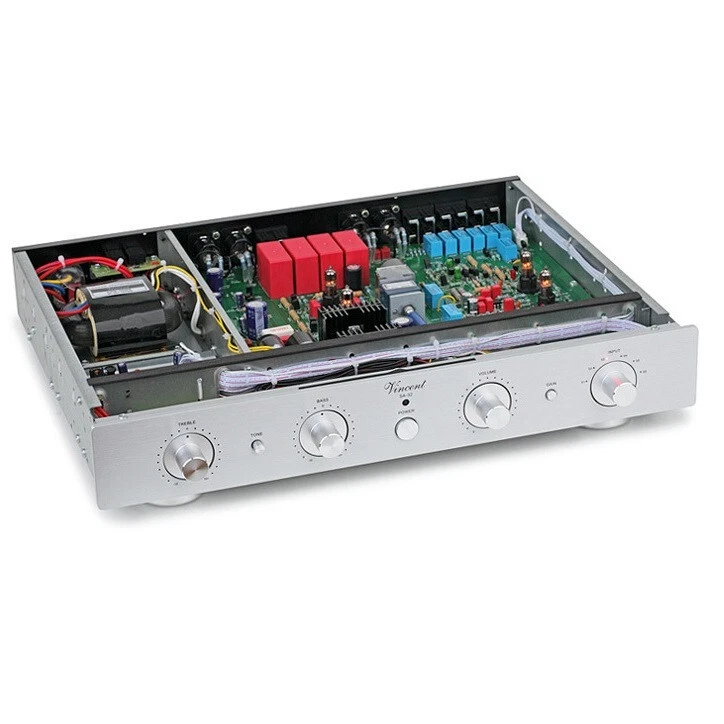 VINCENT SA 32 SILVER PREAMPLIFICATORE IBRIDO DI LINEA NUOVO GARANZIA UFFICIALE - Immagine 3 di 4