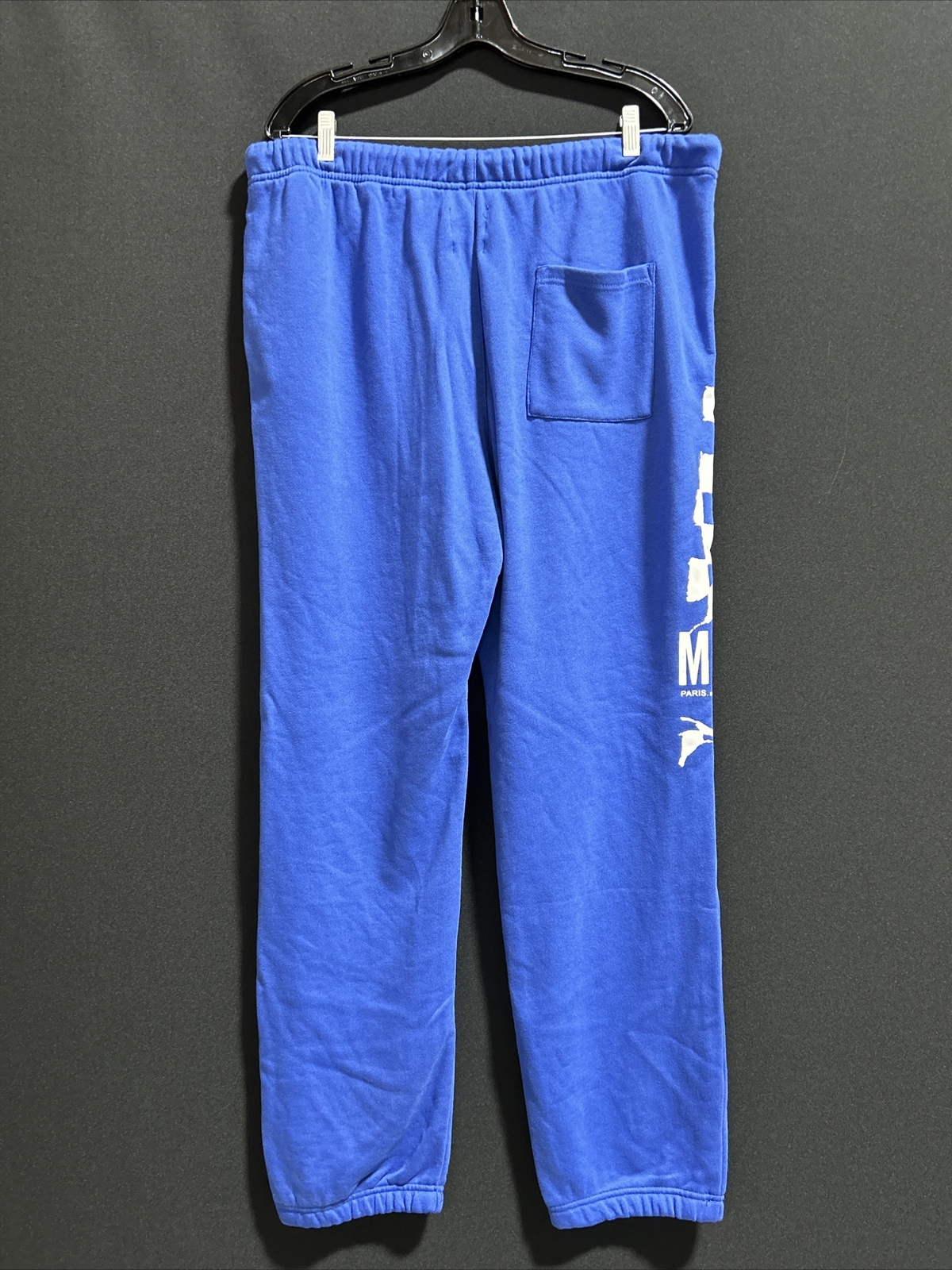 Mr. Saturday - Dada Check Blue Sweatpants - Size Extra Large