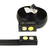 C-line Lay-flat Power Extension And Cord Cover 13 Amps 125 V 10ft Black 79101 on sale C-line Lay-flat Power Extension And Cord Cover 13 Amps 125 V 10ft Black 79101 on sale