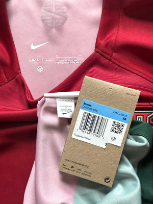 Cristiano Ronaldo #7 Portugal 2022 World Cup Home Jersey M Nike W