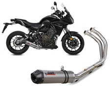 Complete exhaust system Mivv OVAL Titanium C/C Yamaha Tracer 7 2021 > 2023