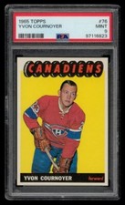 1965 Topps Yvon Cournoyer RC Rookie #76 PSA 9 MINT