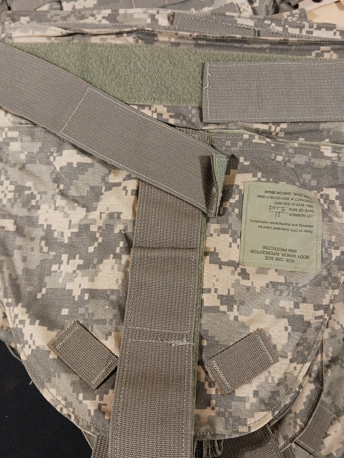 POINT Blank DELTOID & AXILLARY Outershell 8470-01-526-9657 One Size-NO ...