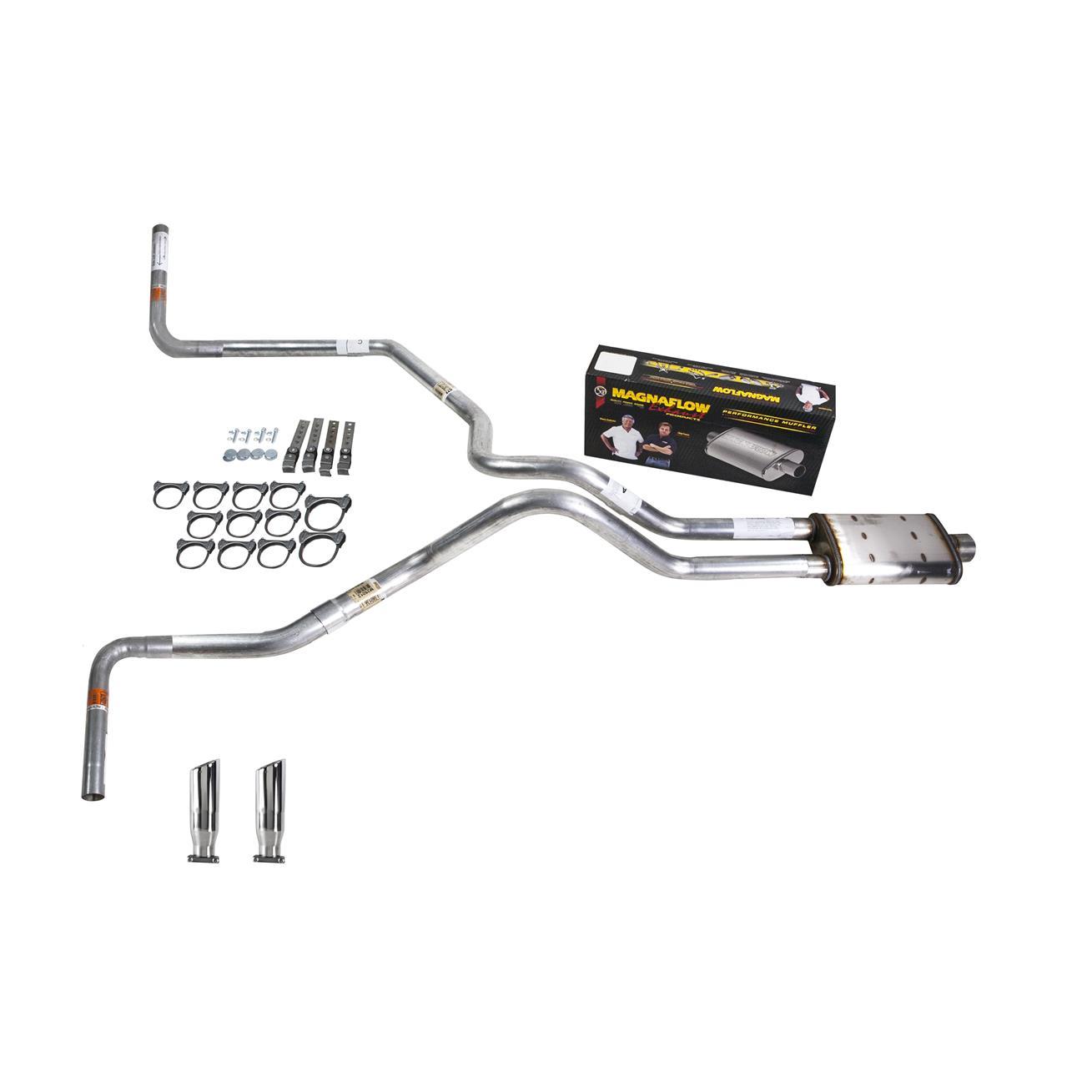 Ram 07-08 dual exhaust 2.5 MA pipe Magnaflow RC Tip Side Exit