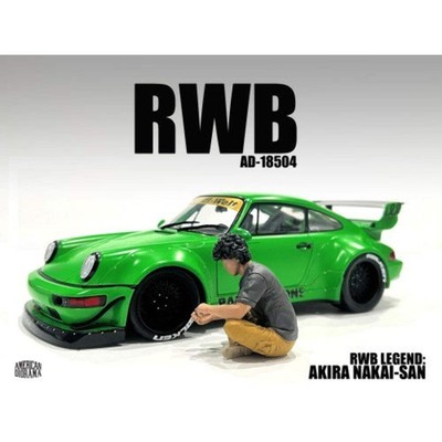American Diorama RWB Legend Akira Nakai-San Sitting Figure 1:18 AD