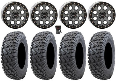 System 3 SB-7 15'' Wheels Ti (5+2) 32'' Dirt Commander 2.0 Tires Can-Am Defender