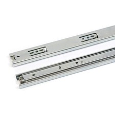 Drawer Slides 16 Inch Ball Bearing Full Extension 3 Section Slide Track Mount...