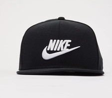 Nike Dri-FIT Pro Cap Structured Futura Unisex Hat Black Size S M L FB5380-010