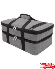 Insulated Casserole Dish Carrier Bag Food Carriers For Hot Or Cold Travel Potluc