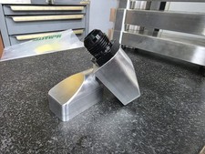 Billet Valve Cover Breather Bolt-on Rectangular Aluminum 10 An With Fittings Billet Valve Cover Breather Bolt-on Rectangular Aluminum 10 An With Fittings
