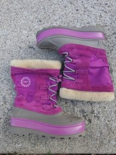 UGG Australia Bobbey Waterproof Winter Boots Magenta Purple 3288 Girls SZ 5