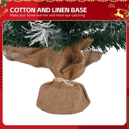 24 Zoll 60CM Mini Weihnachtsbaum Schneebedeckter Tischweihnachtsbaum - Bild 6 von 8