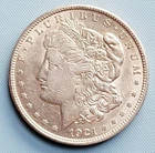 1921 P Morgan Dollar US Mint Silver $1 Dollar Coin 0.9 Fine Silver AU Circulated