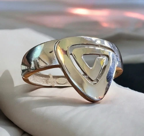 Bracciale con cerniera modernista Givenchy nuovo con etichetta 1976