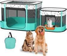 Portable Cat Playpen, Foldable Pet Dog Playpen, for Kitten Puppy Play Pen