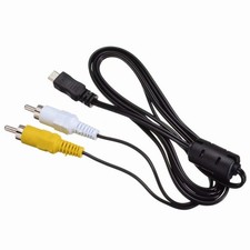 Micro USB Male To 2 RCA AV Audio Video Adapter Cable Cord for Mobile Phone 5 Ft