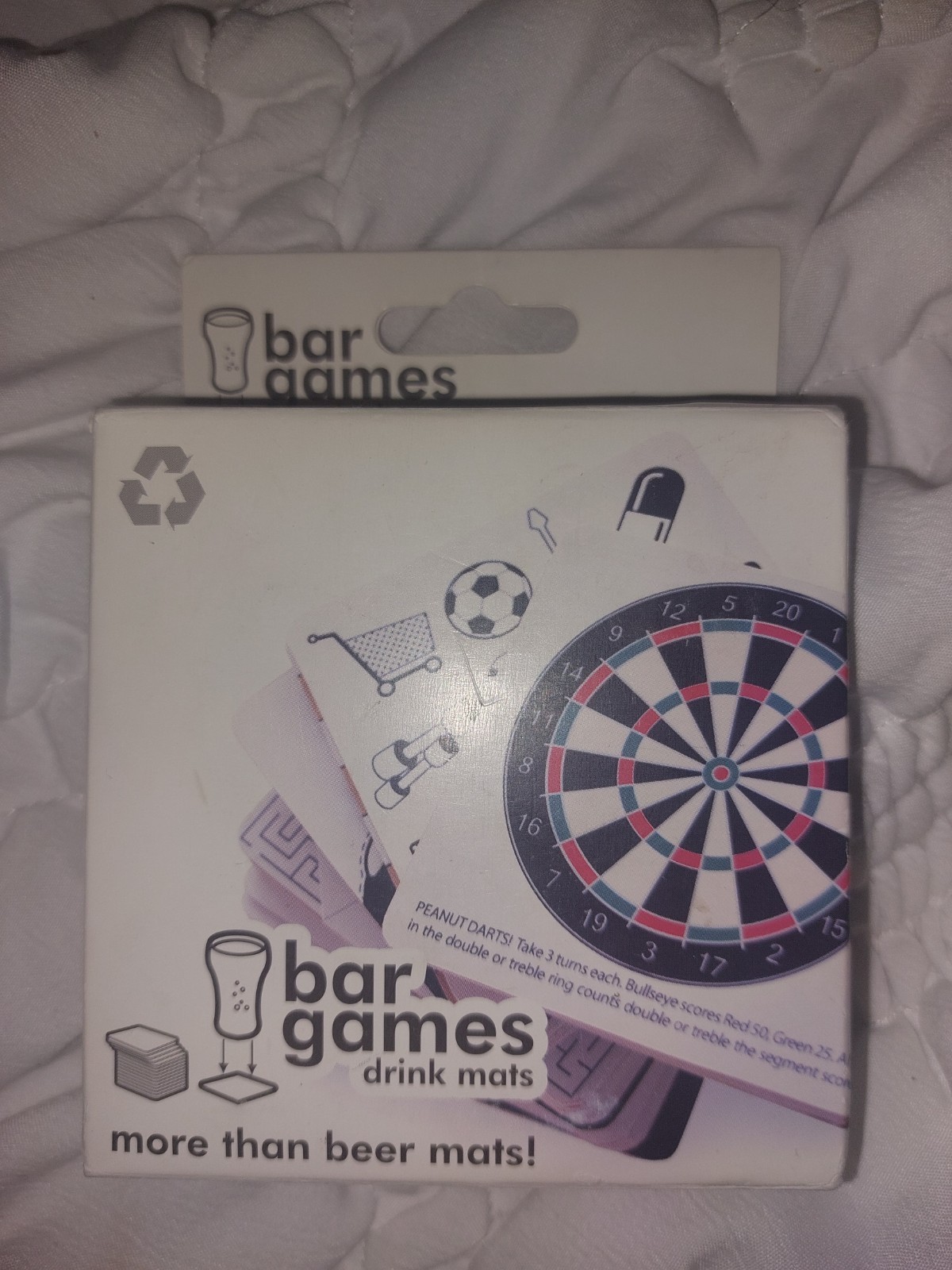DRINKING GAME BAR DRINKS MAT MATS 30 DIFFERENT PARTY GAMES PUB STUDENT BAR FUN
