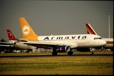 Diapositiva EK-32011 Airbus A319-132 Armavia aereo 35 mm senza cornice O100-4-1