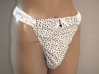 SISSY SATIN DOUBLE FRONT & GUSSET DISCRETE PANTIES C/D ROLE PLAY PRIDE 28" 44"