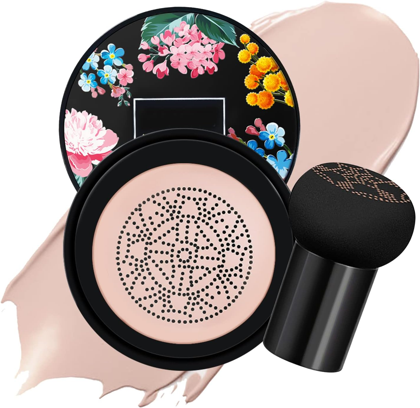 KYDA Mushroom Head Air Cushion BB Cream, Concealer Lasting Nude Makeup Moisturiz