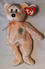Ty Beanie Baby Dearest the Bear Easter Spring Mothers Day Bear 2000