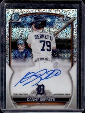 Danny Serretti 2023 Bowman Chrome #CPA-DSI Speckle Refractor /299 Autograph