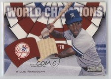 2002 Topps Stadium Club World Champions Relics Willie Randolph #WC-WR qc1