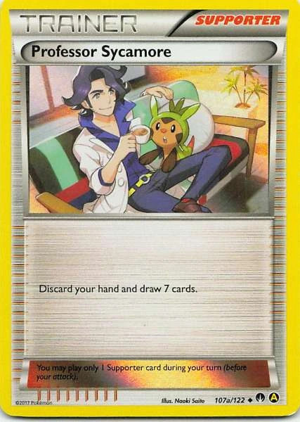 Professor Sycamore 107a/122 XY-BREAKpoint Rare NM Pokemon TCG