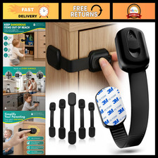 Baby Proofing Cabinet Locks 5-Pack - Adhesive, No Drilling, Child Safety Locks