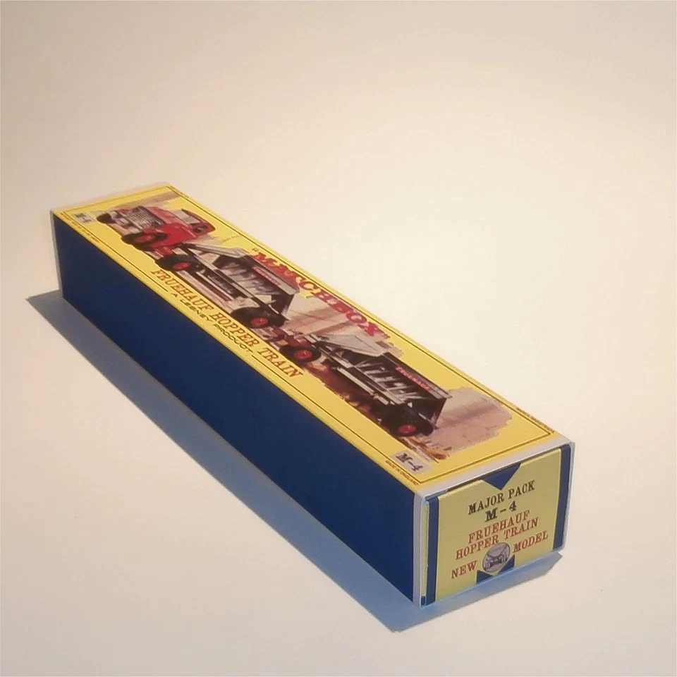 Matchbox Major Pack 4 b Fruehauf Hopper Train E Style Repro Box Set - Image 2 of 4