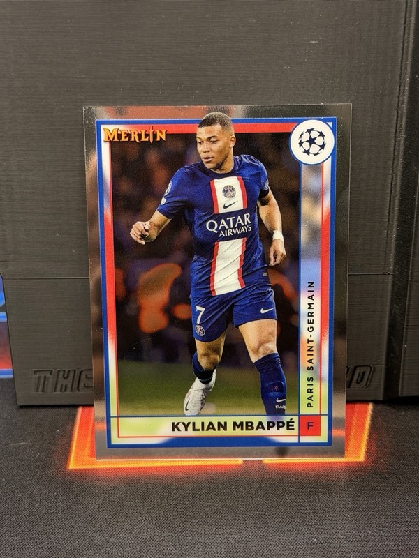 Kylian Mbappe 2023 Topps Merlin UEFA Champions League Paris Saint-Germain