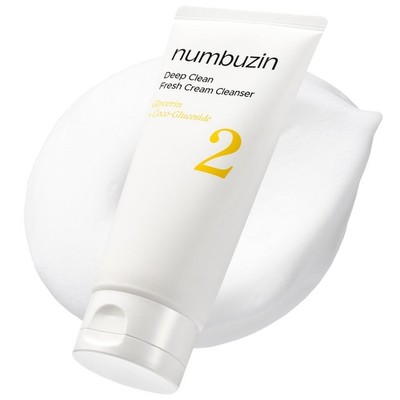 Numbuzin No.2 Deep Clean Fresh Cream Cleanser 120ml/ Korean cosmetics, Kbeauty