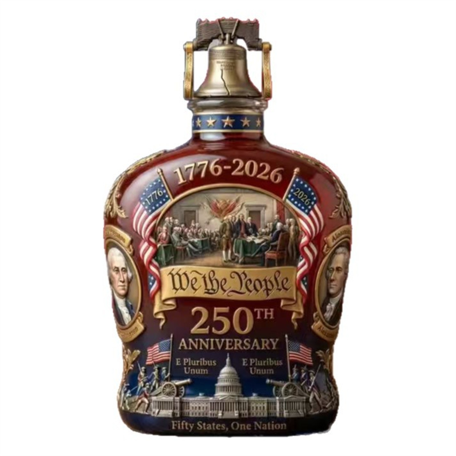 Whiskey Bottle America Us 250Th Anniversary We The People 2026 Whiskey Bottle