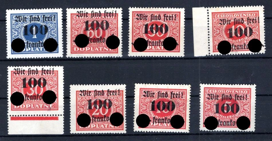 Sudetenland RUMBURG 36/43 SATZ * MH 250EUR (DA2453 - Bild 1 von 1
