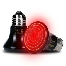 Reptile Heat Lamp 25W Ceramic Heat Emitter Non-Light Emitting 2-Pack E26