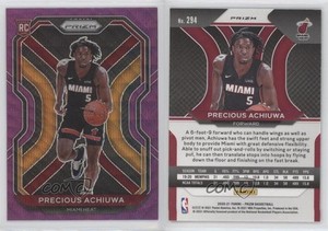2020-21 Panini Prizm Purple Wave Prizm Precious Achiuwa #294 Rookie RC