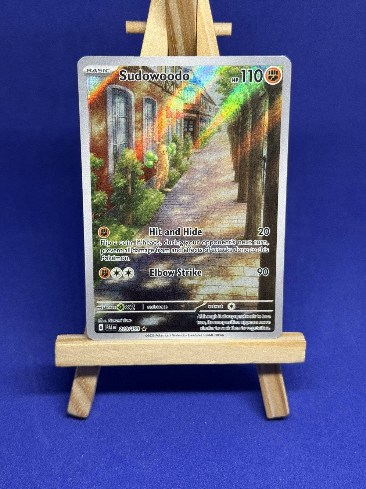 Sudowoodo 219/193 Illustration Rare Holo - Paldea Evolved - Pokémon TCG - NM!