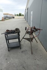 RIDGID 300 Power Drive Pipe Threader Machine w/ Tripod Stand, 65R & Die Head Lot