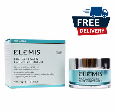 Elemis Pro-Collagen Overnight Matrix Cream 50ml / 1.6oz New