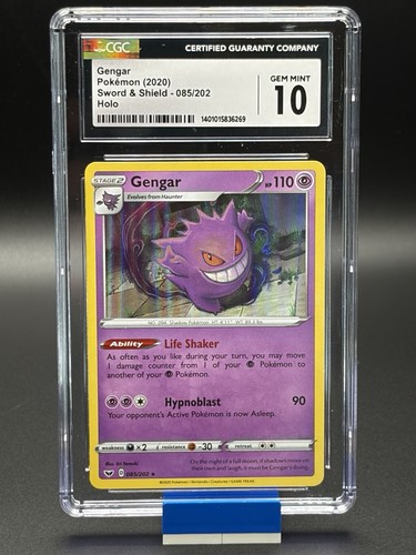 Gengar graded CGC 10 for sale on eBay