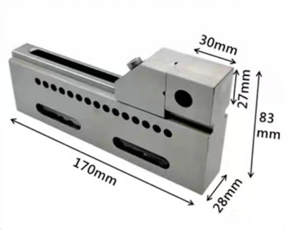 4'' CNC Wire EDM Vise High Precision SUS440 Stainless Steel 100mm Jaw Opening Set