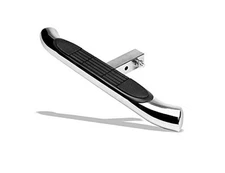  3" Round Class 4, 2" Receiver Tube Class 4 - 3" Hitch Step Bar - Polished
