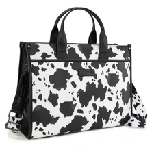 Wrangler Carry-All Large Tote Work Tote /Crossbody - Cow-Black