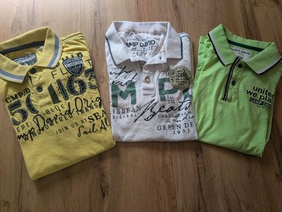 Camp David Poloshirt Set 3 Stück Gr. M 