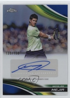 2025 Topps Chrome I Blue Refractor /150 Nicolas Mejia #CA-NMA Auto 1p1u